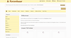 Desktop Screenshot of kerzenbasar.com